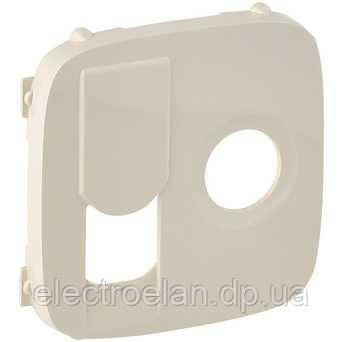 Накладка розетки TV + RJ, слонова кістка, Valena 754836 Legrand