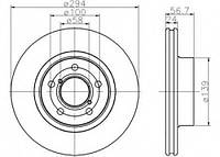 Тормозной диск перед. Forester/Impreza/Outbak/Legacy 2.0-3.0 HELLA PAGID 8DD355112051 SUBARU BRZ, SUBARU