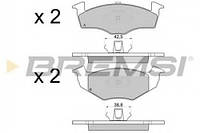 Колодки гальмівні передні Polo 95-01/Golf 91-99 (ATE) BREMSI BP2808 SEAT CORDOBA (6K1, 6K2), SEAT CORDOBA