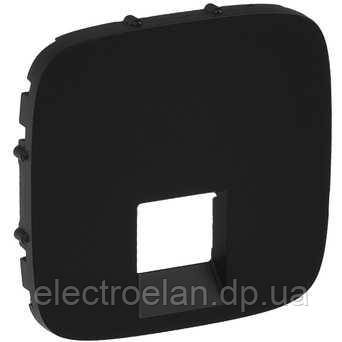 Лицьова панель розетки RJ11/RJ45, антрацит, Valena 755418 Legrand
