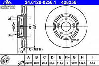 Тормозной диск ATE 24012802561 HYUNDAI i40 (VF), HYUNDAI i40 (VF), HYUNDAI i40 (VF), HYUNDAI i40 (VF), HYUNDAI