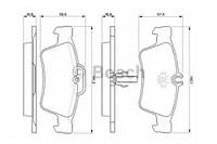 Колодки гальмівні дискові BOSCH 0986424699 MERCEDES-BENZ CLS (C218), MERCEDES-BENZ CLS (C218), MERCEDES-BENZ