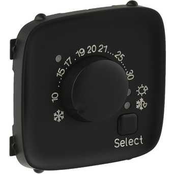 Накладка кімнатного термостату, антрацит, Valena 755318 Legrand, фото 1