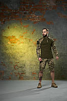 Мужская тактическая камуфляжная форма ВСУ пиксель, Летняя полевая армейская униформа Pixel