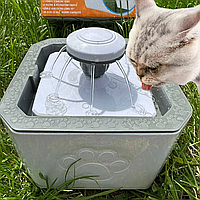 Питьевой фонтан для кошек и собак 2,5л, Pet Water FOUNTAIN / Поилка для питомцев с фильтром