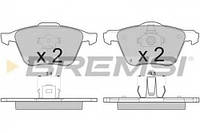 Колодки тормозные передние Volvo XC90 02-12 (ATE) (154,9x70, BREMSI BP3187 PORSCHE CAYENNE (9PA, 955), PORSCHE