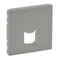 Лицьова панель розетки RJ11/RJ45, алюміній, Valena 755412 Legrand