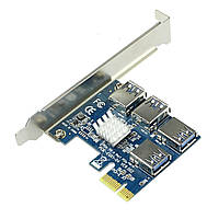 Разветвитель расширитель портов PCI-E1х на 4 х USB