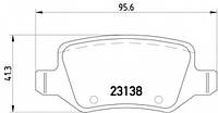 Гальмівні колодки дискові TEXTAR TEXTAR 2313805 MERCEDES-BENZ A-CLASS (W169), MERCEDES-BENZ A-CLASS (W169),