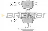 Колодки тормозные передние Volvo XC90 02-12 (ATE) (155,2x74, BREMSI BP3062 VOLVO XC90 I, VOLVO XC90 I, VOLVO