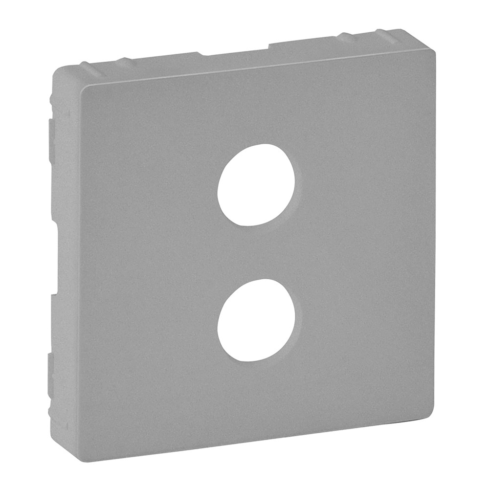 Лицьова панель аудіо розетки Banana, алюміній, Valena 755282 Legrand, фото 1