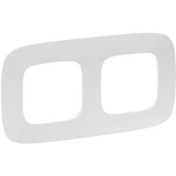 Рамка 2 посту, білий, Valena 754302 Legrand, фото 1