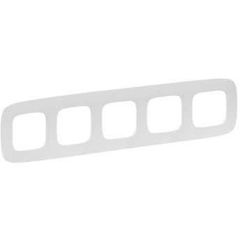 Рамка 5 постів, білий, Valena 754305 Legrand, фото 1