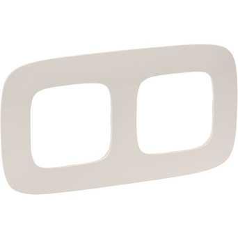 Рамка 2 посту, слонова кістка, Valena 754312 Legrand, фото 1