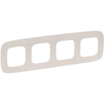 Рамка 4 посту, слонова кістка, Valena 754314 Legrand, фото 1