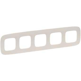 Рамка 5 постів, слонова кістка, Valena 754315 Legrand, фото 1