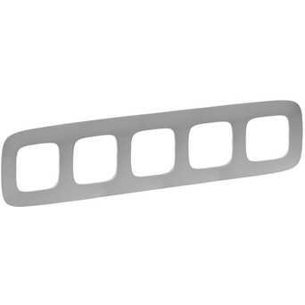 Рамка 5 постів, алюміній, Valena 754395 Legrand, фото 1