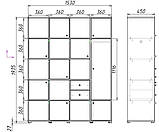 Стелаж для іграшок, стелаж дитячий Jerry ЛДСП DS-083-1, фото 3