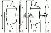 Тормозные колодки BOSCH 0986495248 MERCEDES-BENZ CLS (C218), MERCEDES-BENZ CLS (C218), MERCEDES-BENZ CLS