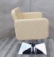Кресло клиента парикмахера Ванесса парикмахерские стулья кресла для салона красоты VANESSA Квадрат опуклый, Гидравлика