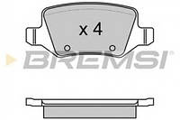 Колодки тормозные задние MB A-class (W168/W169) 97-12 (TRW) BREMSI BP2983 MERCEDES-BENZ A-CLASS (W168),