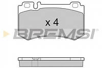 Колодки тормозные задние MB W211/W220 01-08 (brembo) (111,5x BREMSI BP3164 MERCEDES-BENZ CLS (C219),