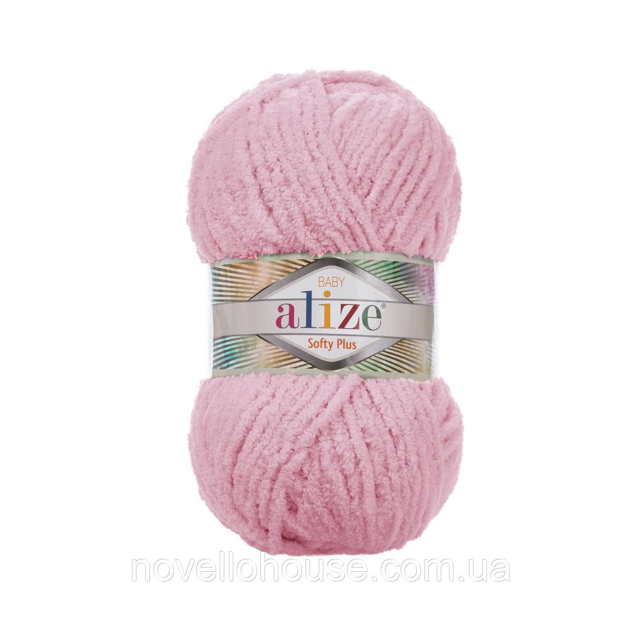 Alize SOFTY PLUS (Софті Плюс) № 399 рожевий (Пряжа, нитки для в'язання)