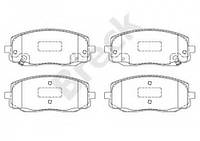 Колодки тормозные BRECK 242750070210 HYUNDAI i10 (PA), HYUNDAI i10 (PA), HYUNDAI i10 (PA), HYUNDAI i10 (PA),