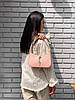Жіноча сумка Yves Saint Laurent Hobo Beige R (Рожева) Сумка Хобо екошкіра на 1 відділення червона підкладка, фото 11
