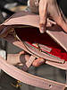 Жіноча сумка Yves Saint Laurent Hobo Beige R (Рожева) Сумка Хобо екошкіра на 1 відділення червона підкладка, фото 7