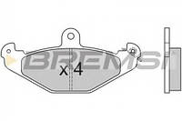 Колодки гальмівні задні Renault Laguna I 93-01 (brembo) (12 BREMSI BP2553 CHRYSLER VIPER, CHRYSLER VIPER,