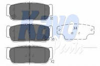 Колодки тормозные задние Sorento/Kyron/Rexton 02- KAVO PARTS KBP4017 KIA SORENTO I (JC), KIA SORENTO I (JC),