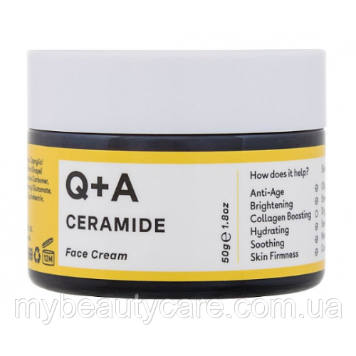Захисний крем для обличчя з керамідами Q+A Ceramide Cream 50g