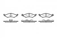 Гальмiвнi колодки к-кт. ROADHOUSE 252700 FORD USA TAURUS (P5_), FORD USA TAURUS (P5_), FORD USA TAURUS (P5_),