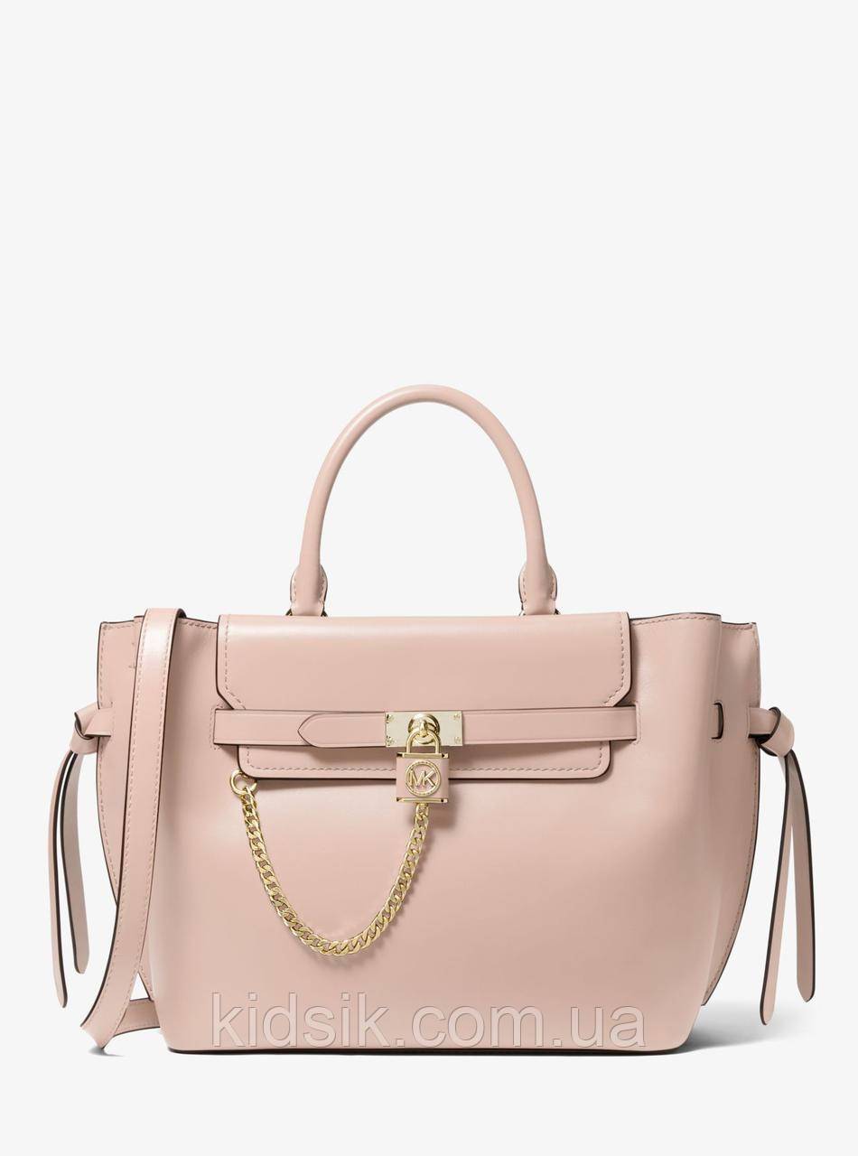 MICHAEL KORS Hamilton Legacy Large Leather Belted Satchel Велика шкіряна сумка-портфель Майк Корс