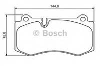 Колодки гальмівні дискові BOSCH 0986494167 MERCEDES-BENZ CLS (C219), MERCEDES-BENZ E-CLASS (W211),