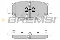 Тормозные колодки зад. Fiat Freemont 11-/Dodge Caravan 08- (130.1x55.2x17.1) BREMSI BP3544 CHRYSLER GRAND