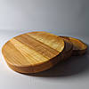 Дерев'яна тарілка 20х16 см. для подачі з ясеня, фото 4