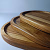 Дерев'яна тарілка 20х16 см. для подачі з ясеня, фото 7