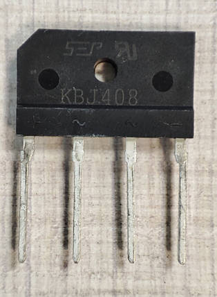 Діодний міст KBJ408 4А 800В, фото 1
