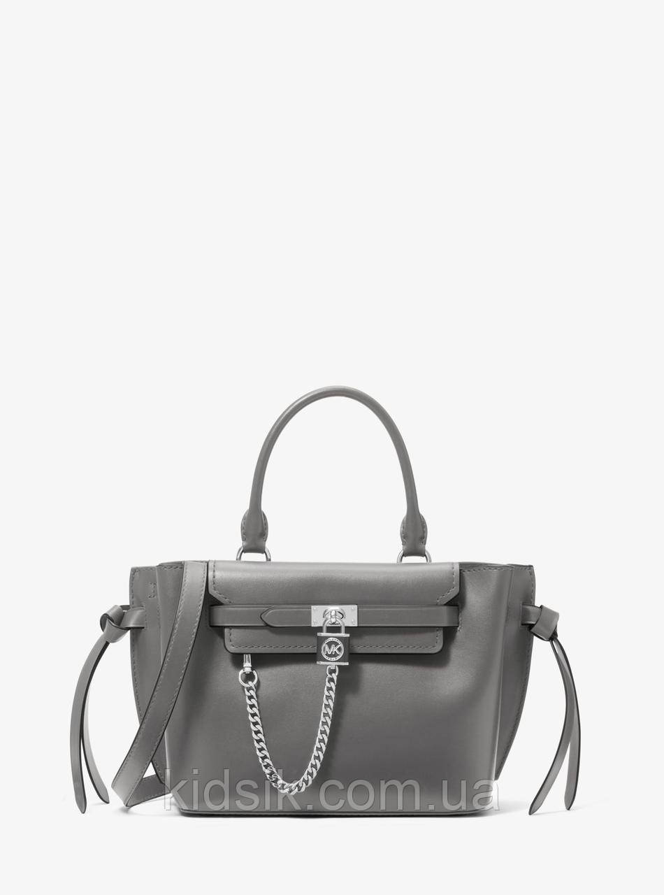 MICHAEL KORS Small Leather Belted Satchel Маленька шкіряна сумка-портфель Майкл Корс Hamilton Legacy