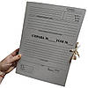 Набір для зберігання документів: Короб архівний з гофрокартону 410*330мм + 9Архівних папок для нотаріуса (40мм), фото 7