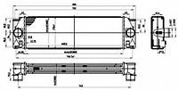 Радиатор интеркулера MB Sprinter 2.2-3.0CDI, 06-/VW Crafter NRF 30310 MERCEDES-BENZ SPRINTER 3,5-t фургон