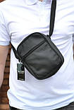 Шкіряна сумка / чоловіча жіноча / натуральна шкіра / месенджер барсетка слінг кросбоді через плече, фото 9