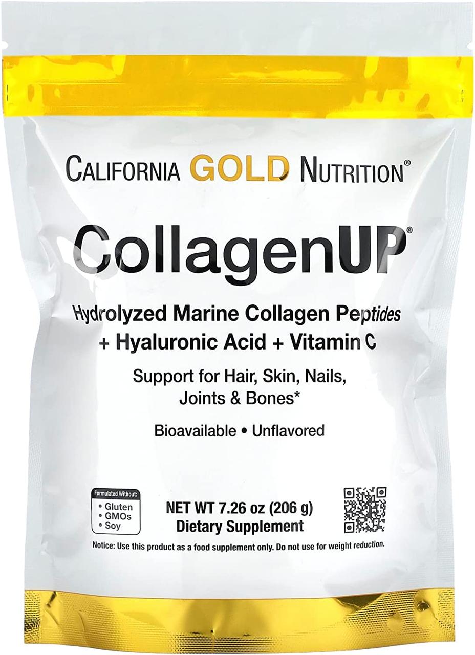 California gold nutrition Collagenup 206, морський колаген каліфорнія 206 грам california gold nutrition