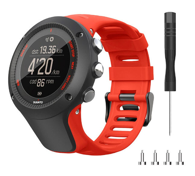 Ремінець для Suunto Ambit 1, 2, 3 (червоний), фото 1