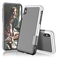 Протиударний чохол для Apple iPhone X / XS silicone case grey міцний із захисними бортами