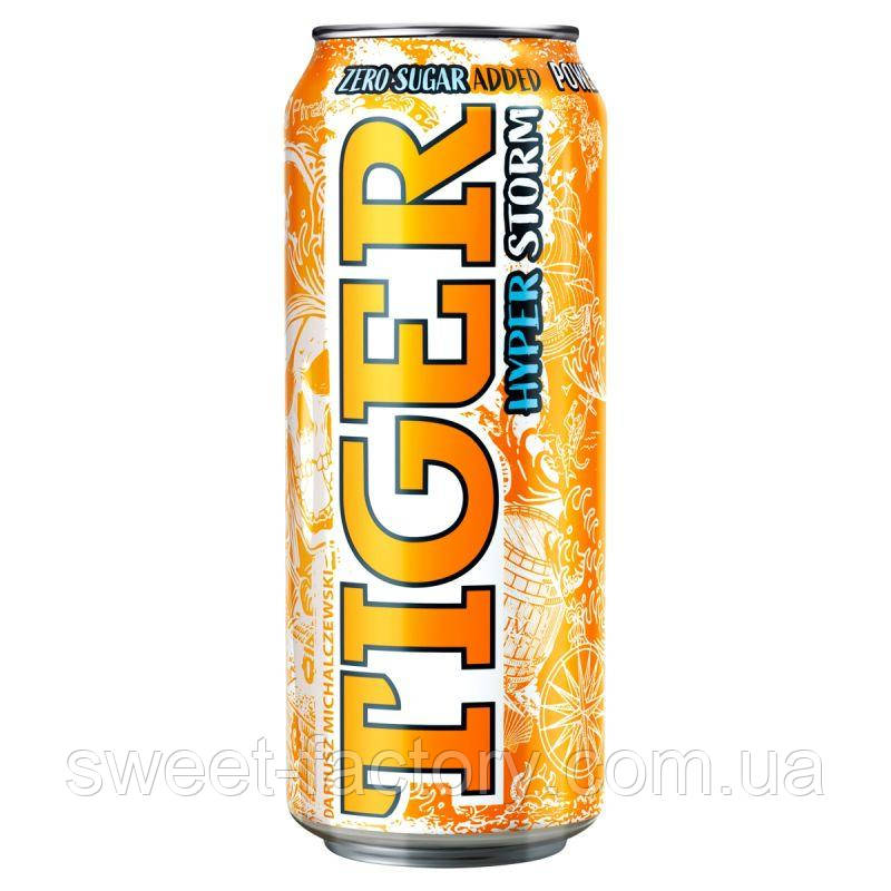Енергетик Tiger Energy Drink Hyper Storm Zero без цукру 500ml, фото 1