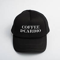 Кепка "Coffee and cardio", Чорний, Black "Lv"