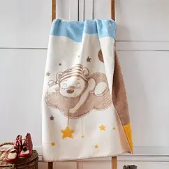 Дитячий плед бавовна 90х120 "Панда" BABY ТM PAPAELLA